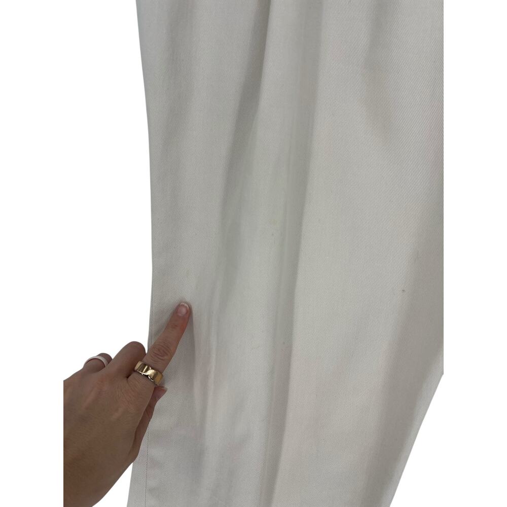 Brunello Cucinelli Pleated Cotton‎ Blend Ruffle Waistband Pants - Picture 6 of 13